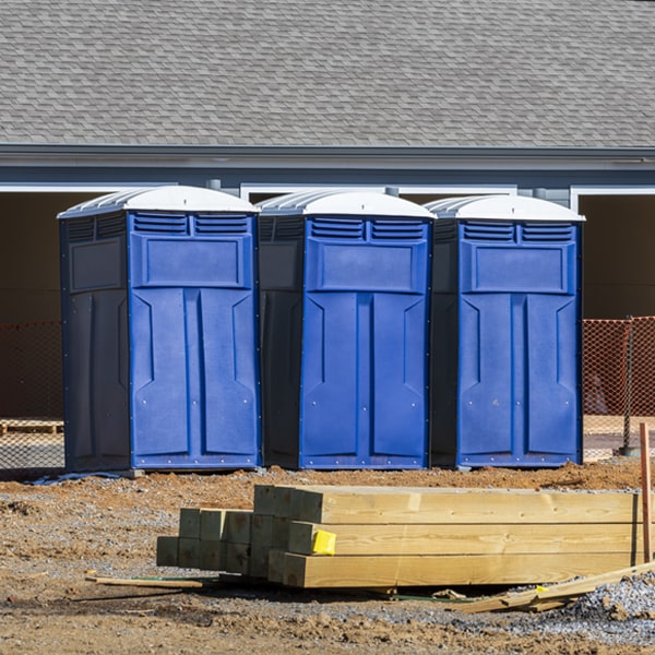 what is the expected delivery and pickup timeframe for the porta potties in Beverly